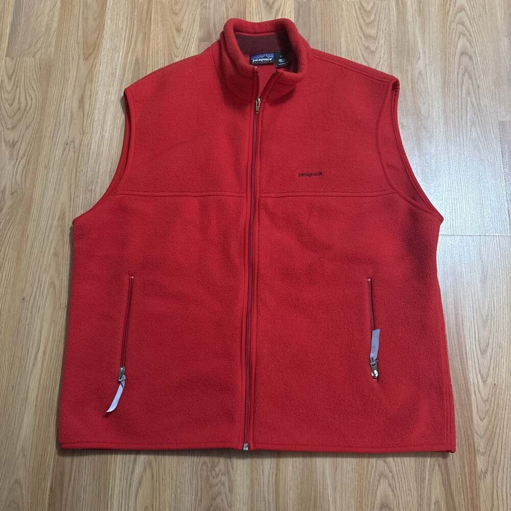 VTG 90’s Patagonia Red Synchilla Fleece Vest Mens XXL